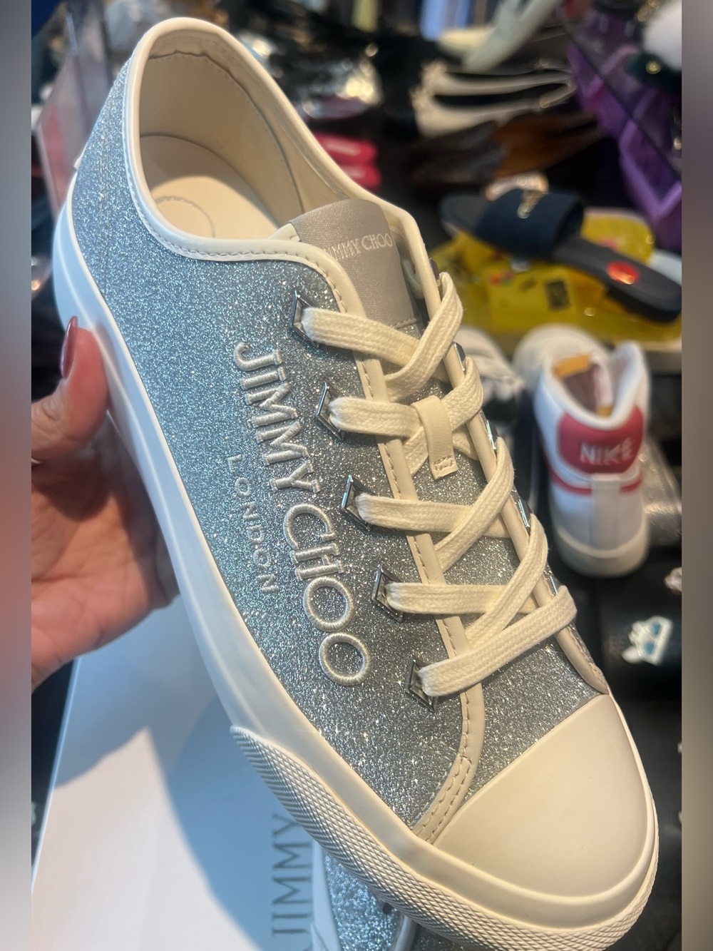 Jimmy Choo Palma Maxi sneakers - size 40.5 new authentic with box!